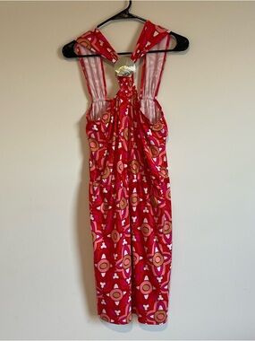 NWT Mud Pie Leila Fanshell Polyester Halter Neck Knee Length Dress- Medium